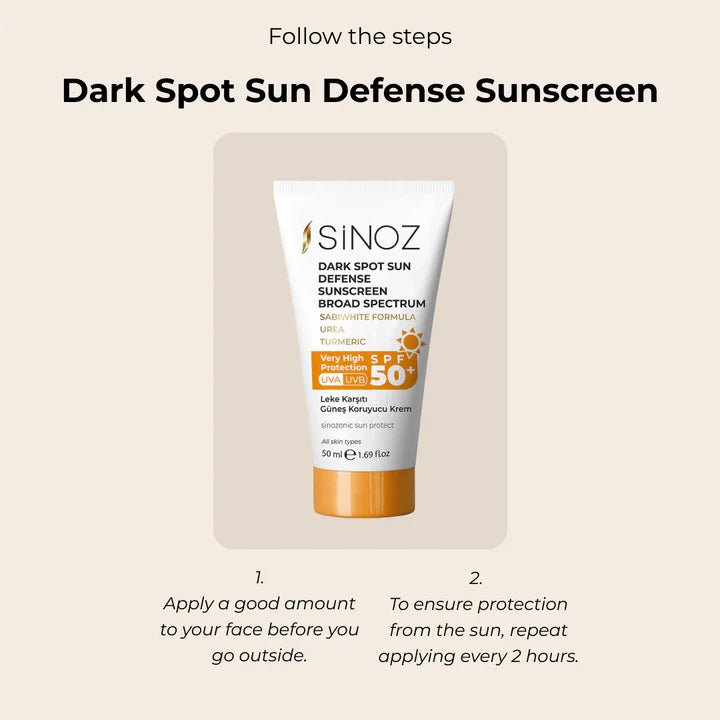 Sinoz Anti Dark Spot Sunscreen SPF 50+ 50ml