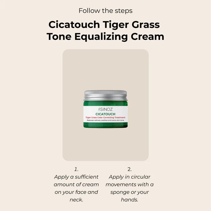 Sinoz Cicatouch Tiger Grass Color Correcting Repair Cream 15ml