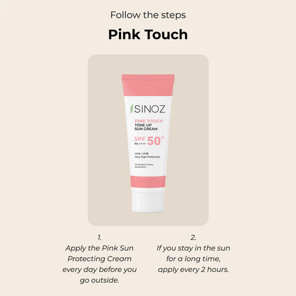 Sinoz Pink Touch Tone Up Sun Cream SPF 50+