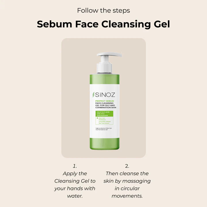 Sinoz Perfect Sebum Face Cleansing Gel 400 ml